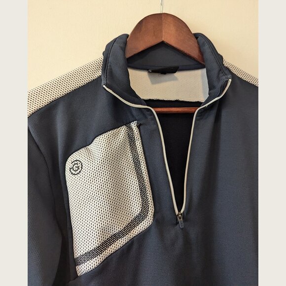 GALVIN GREEN - Navy sweater/jacket - Sz M - Picture 3 of 7